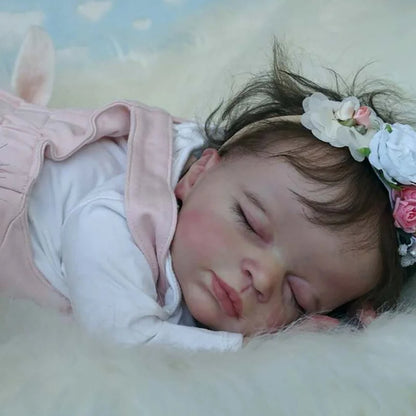 20 inches Closed Eyes Unpainted Reborn Coco Doll Kit