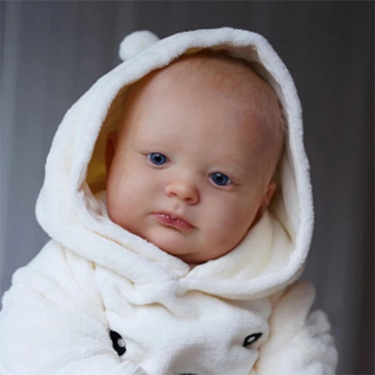 23 inches Unpainted Joseph Open Eyes Reborn Doll Kit