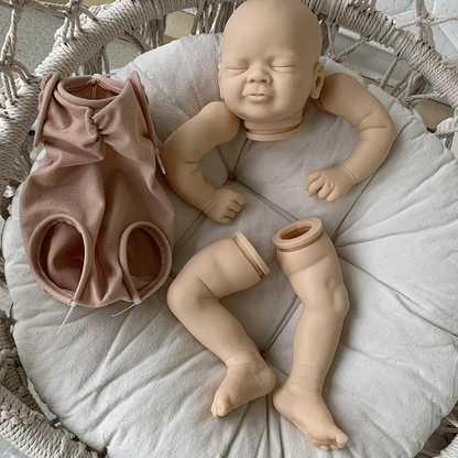 Unfinished 18 inches Closed Eyes Reborn Vito Doll Kit