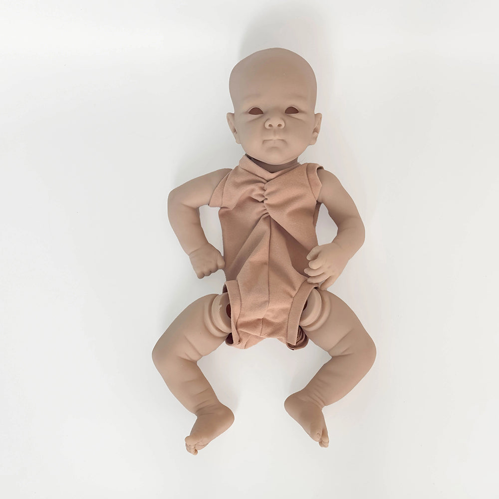 18 inches Bettie Open Eyes DIY Blank Reborn Doll Kit