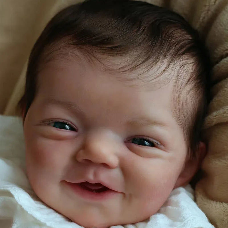 20 inches unpainted Charlie Smile Reborn doll kit