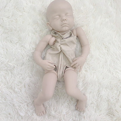 19 inches Sara Closed Eyes DIY Blank Unpainted Reborn Doll Kit