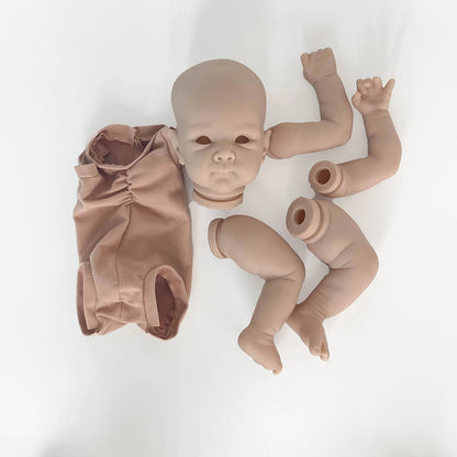 18 inches Bettie Open Eyes DIY Blank Reborn Doll Kit