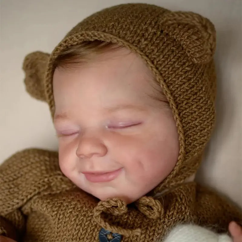 20 Inches Sweet Bruce Closed Eyes Reborn Doll Boy-April Serie