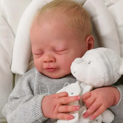 Unfinished 18 inches Closed Eyes Reborn Vito Doll Kit