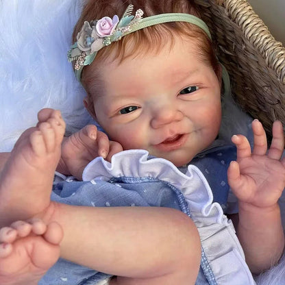 20 inches unpainted Charlie Smile Reborn doll kit