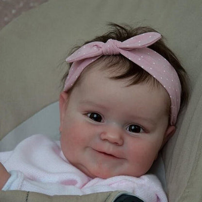 20 Inches Lifelike Philippa Open Eyes Brown Hair Reborn Doll-Maddie Series