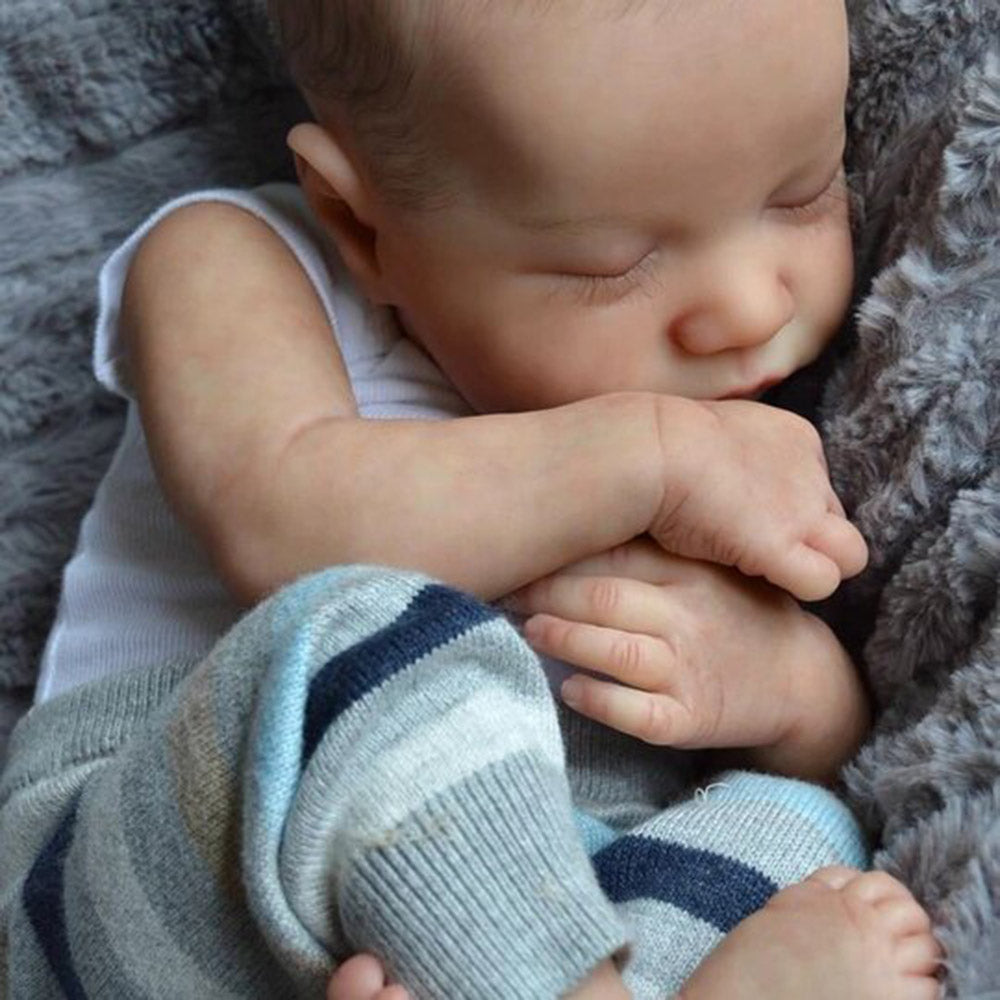 18'' Real Lifelike Carley Reborn Doll Boy-Levi Series