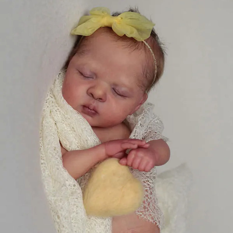 Unpainted 12 Inches Closed Eyes Reborn Luna Doll Kit