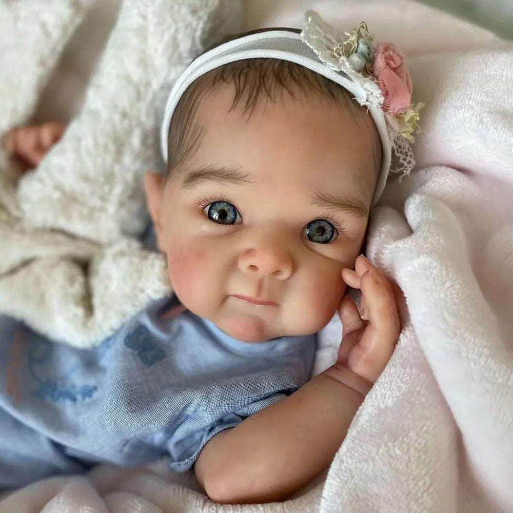 18 inches Bettie Open Eyes DIY Blank Reborn Doll Kit