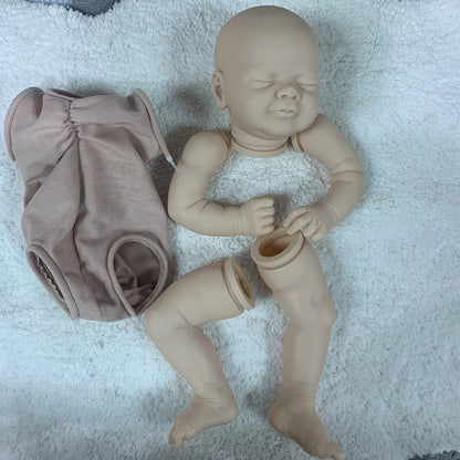 Unfinished 18 inches Closed Eyes Reborn Vito Doll Kit