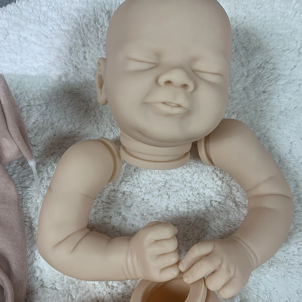 Unfinished 18 inches Closed Eyes Reborn Vito Doll Kit