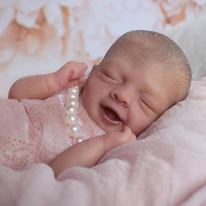 11 inches Salia Closed Eyes DIY Blank Unpainted Reborn Doll Kit