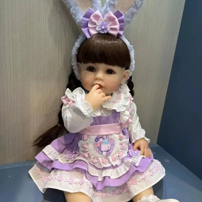 22 Inches Reborn Doll Girl With Long Hair