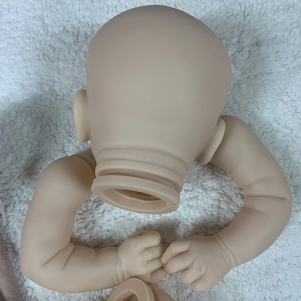 Unfinished 18 inches Closed Eyes Reborn Vito Doll Kit