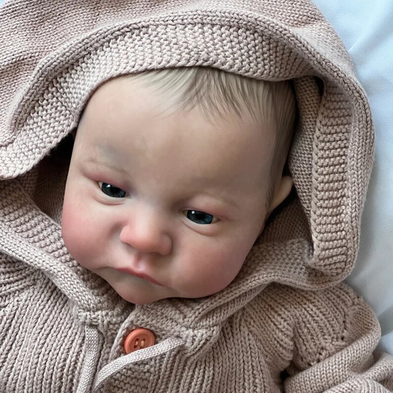 18'' Real Lifelike Carley Open Eyes Reborn Doll Boy/Girl-Levi Series