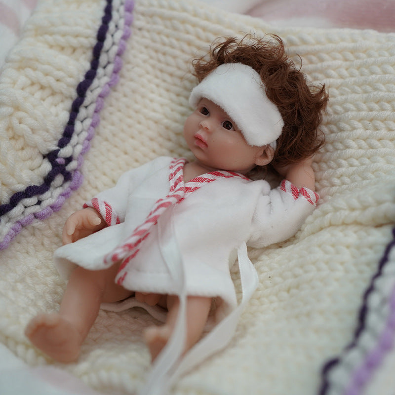 6 Inch Mini Reborn Dolls With Open Eyes