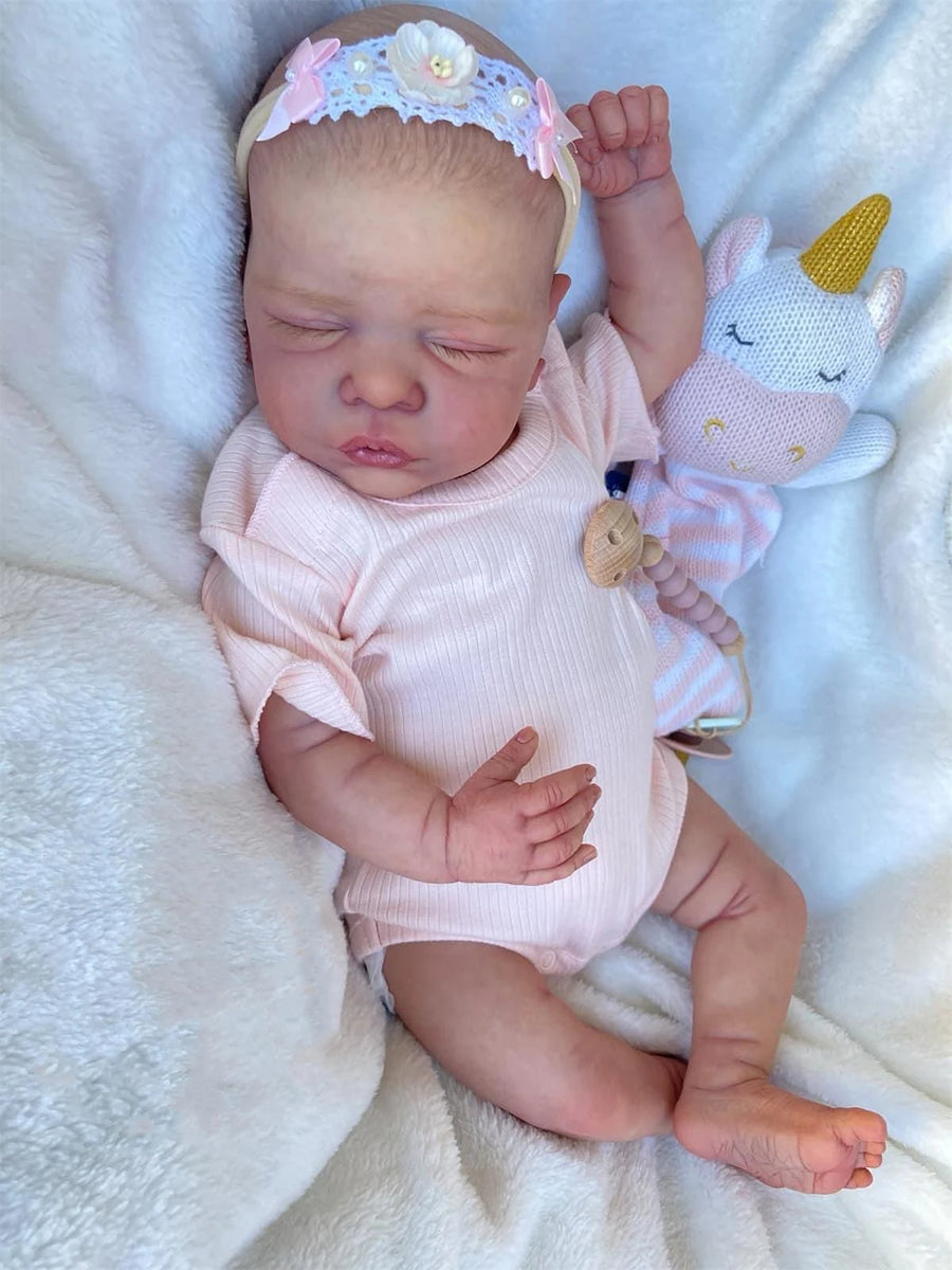 19 Inches Merlin Closed Eyes Reborn Dolls-Romy