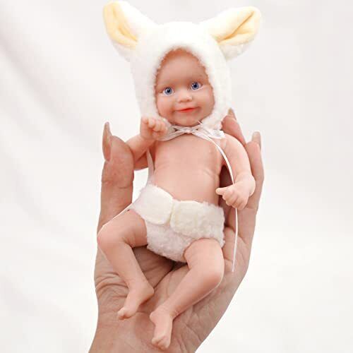 6 inch 15cm Open Eyes Smile Reborn Mini Doll Maddie