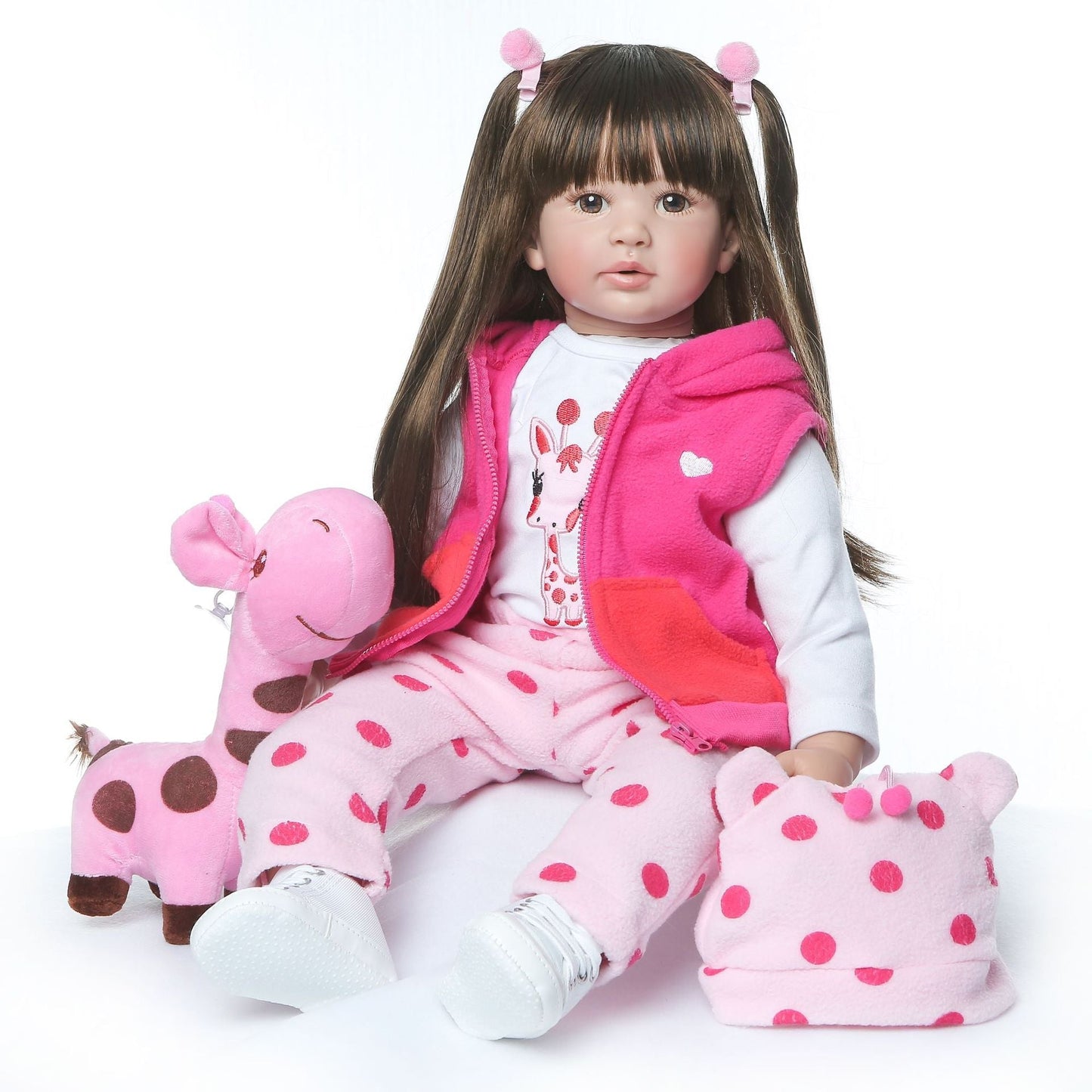 60Cm Simulated Princes Long Hair Reborn Doll