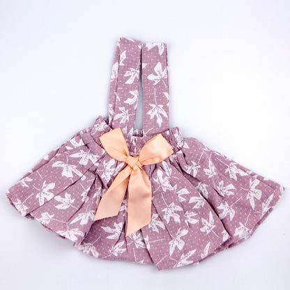 Cute Butterfly 3-Piece Floral Dress Set for 17-18 Inches Reborn Doll