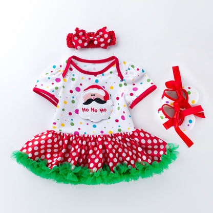 Short Sleeves Christmas Clothes for 22-23 Inches Reborn Dolls