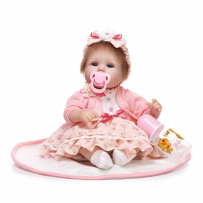 16'' Lifelike Cloth Dolls Reborn Dolls Girl