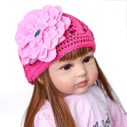 60Cm Reborn Doll With Long Hair