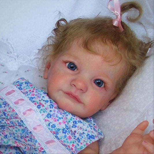 24 Inches Fabian Open Eyes Lifelike Reborn Doll With Hair