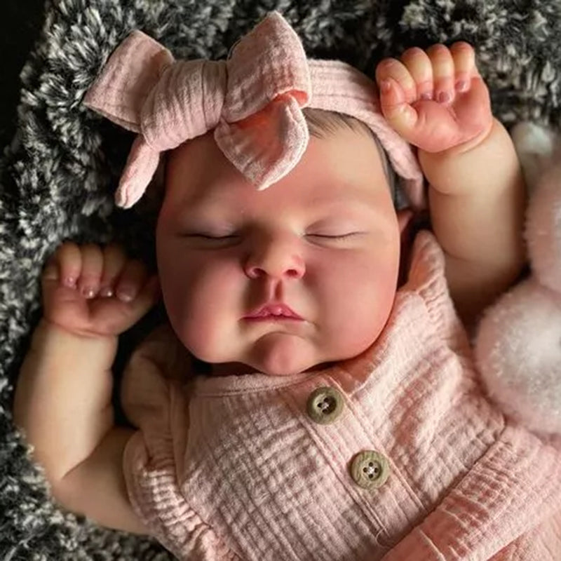 20 inches Yvette lifelike reborn baby doll Girls- Peaches