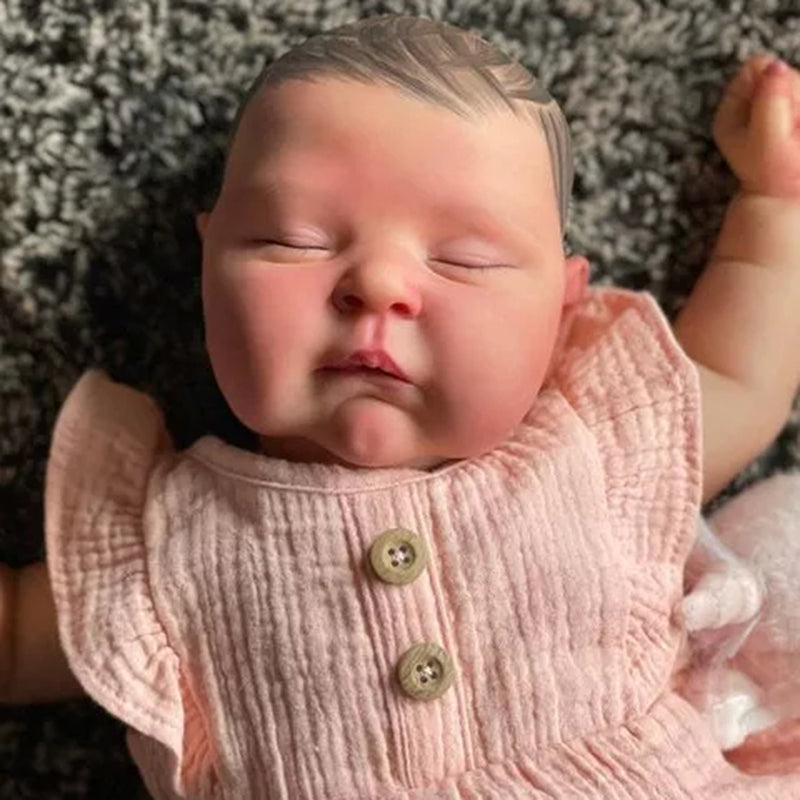 20 inches Yvette lifelike reborn baby doll Girls- Peaches