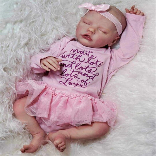 Reborn Twin A 17'' Lifelike Realistic Tracy Reborn Baby Doll Girl