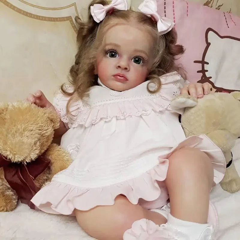 24 Inches Zona Curly Hair Reborn Doll Girl-Tutti Series