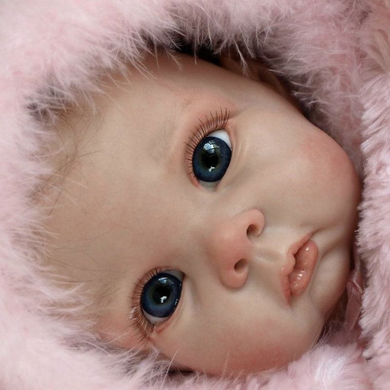 22 inches Chrissy DIY Blank Unpainted Open Eyes Reborn Doll Kit