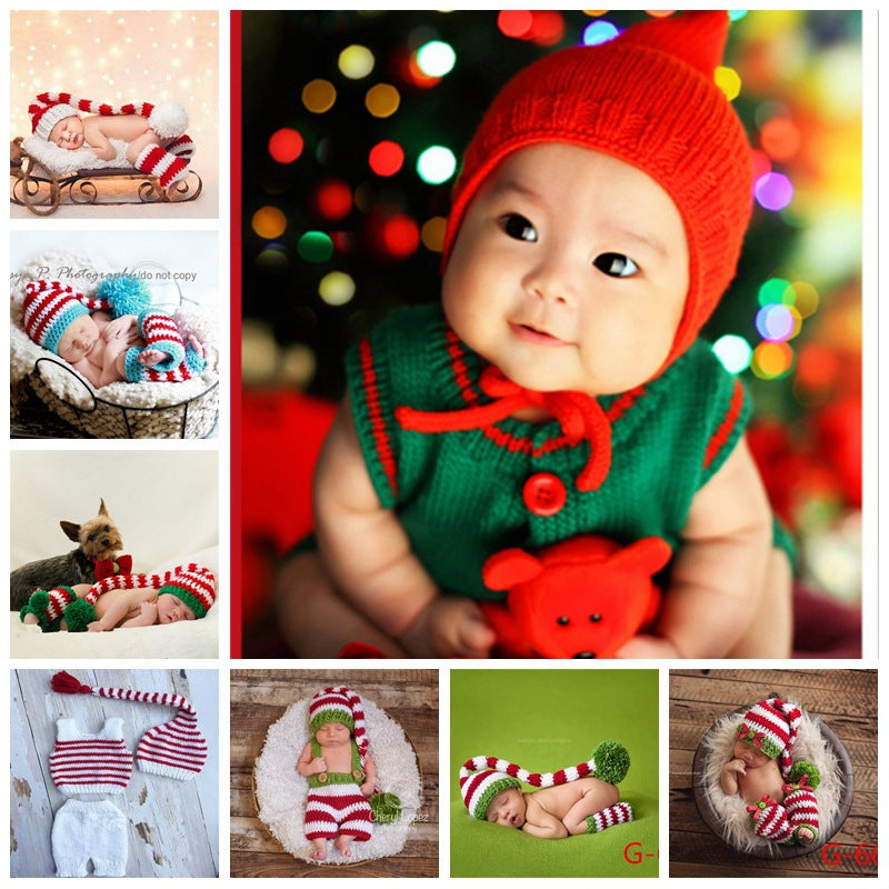 Christmas Knitted outfit for 20-24 Inches Dolls