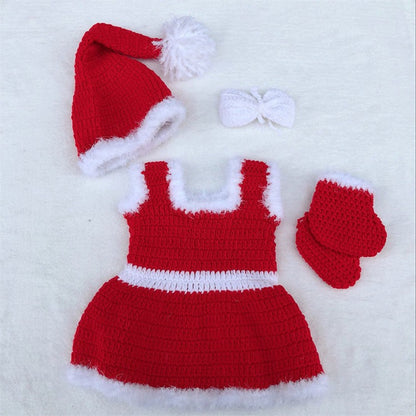 Christmas Knitted outfit for 20-24 Inches Dolls