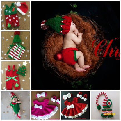 Christmas Knitted outfit for 20-24 Inches Dolls