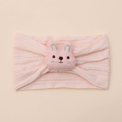 Cute bunny nylon baby headband