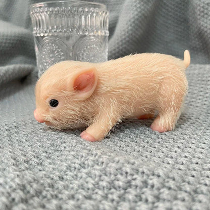 12cm realistic silicone open eyes reborn piglets