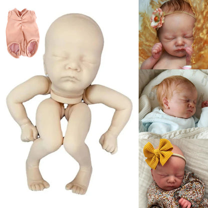 Reborn Charlotte 18 inches Closed Eyes Unfinished Doll Kit