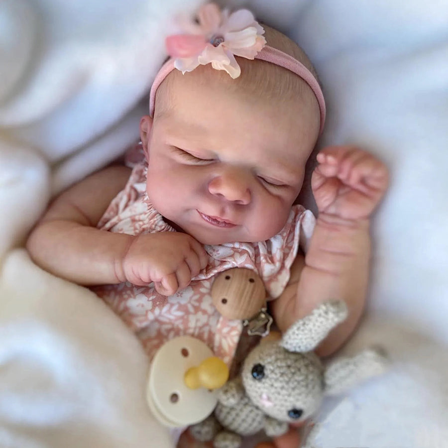 19 inch Quintina Realistic Sleeping Reborn Doll-Pasacle