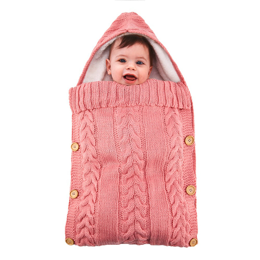 Warm Knit Fleece Sleeping Bag For 17-24 Inches Reborn Dolls