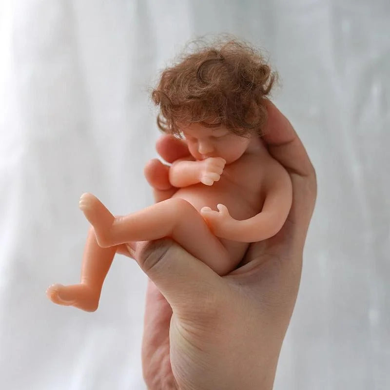 6 Inches 15cm Twin A Sleeping Mini Reborn Doll