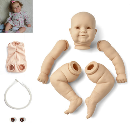 20 inches Maddie DIY Blank Unpainted Unfinished Open Eyes Reborn Doll Kit