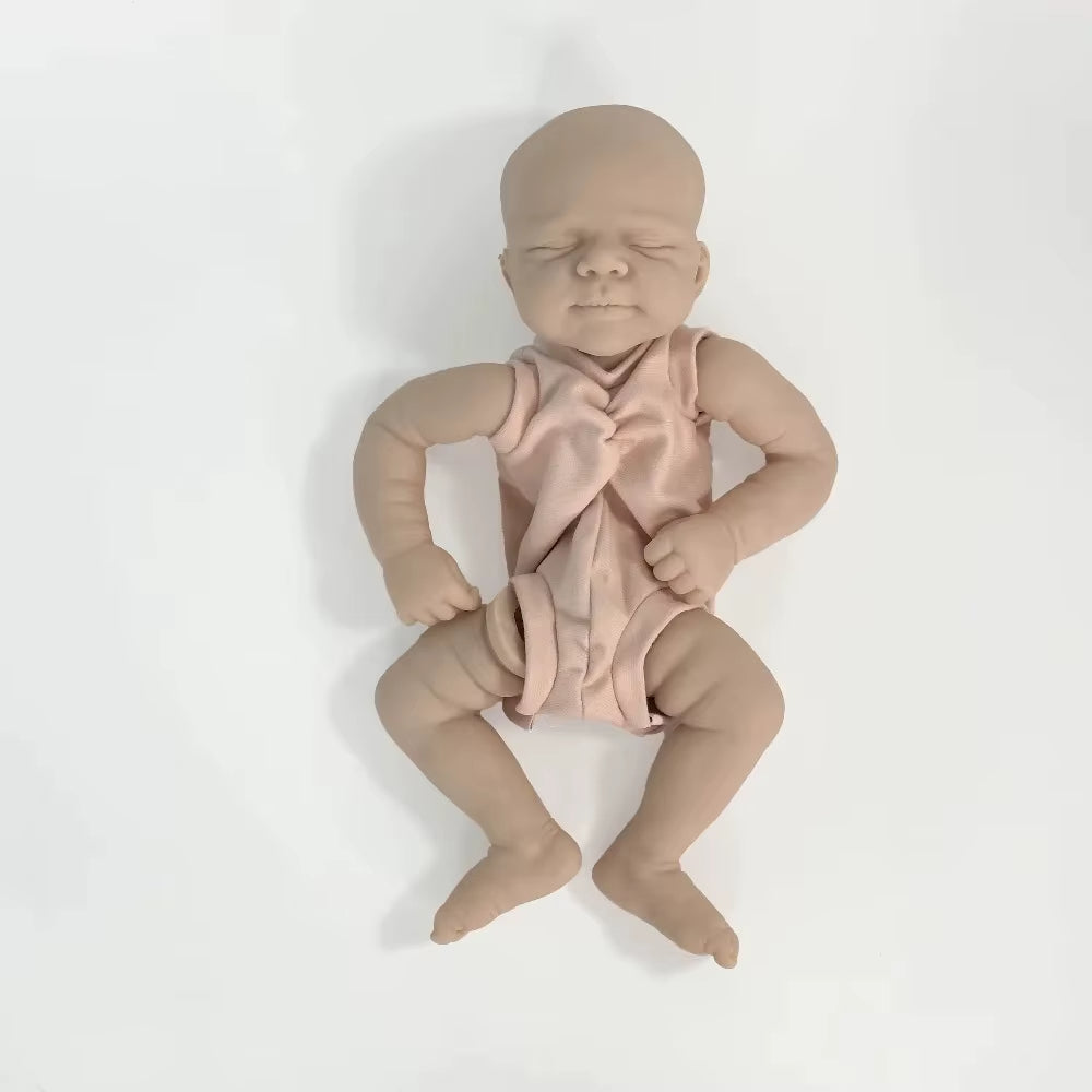 19 Inches Closed Eyes Unfinished Doll Kit Reborn Pascale