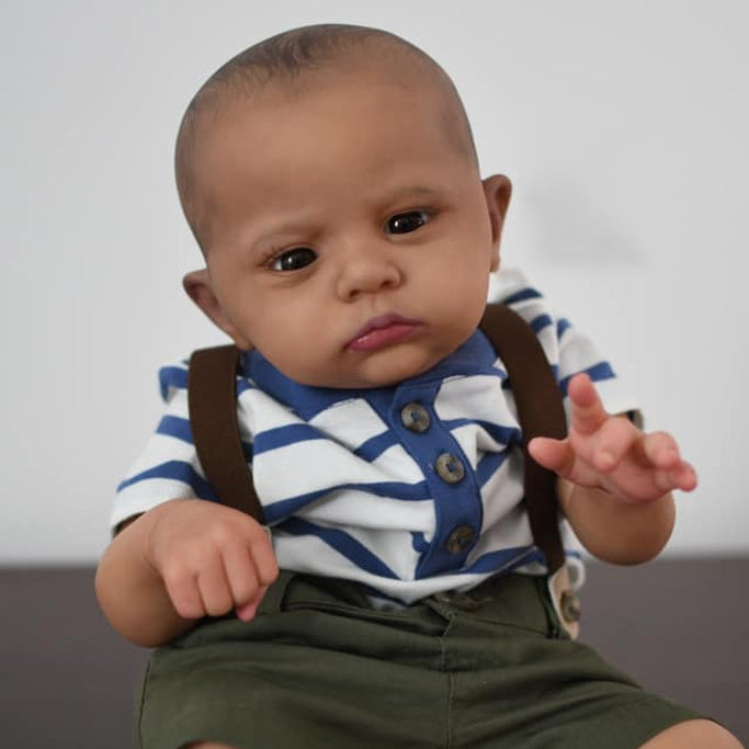 24 inches Open Eyes Lifelike Reborn Dolls-Cameron