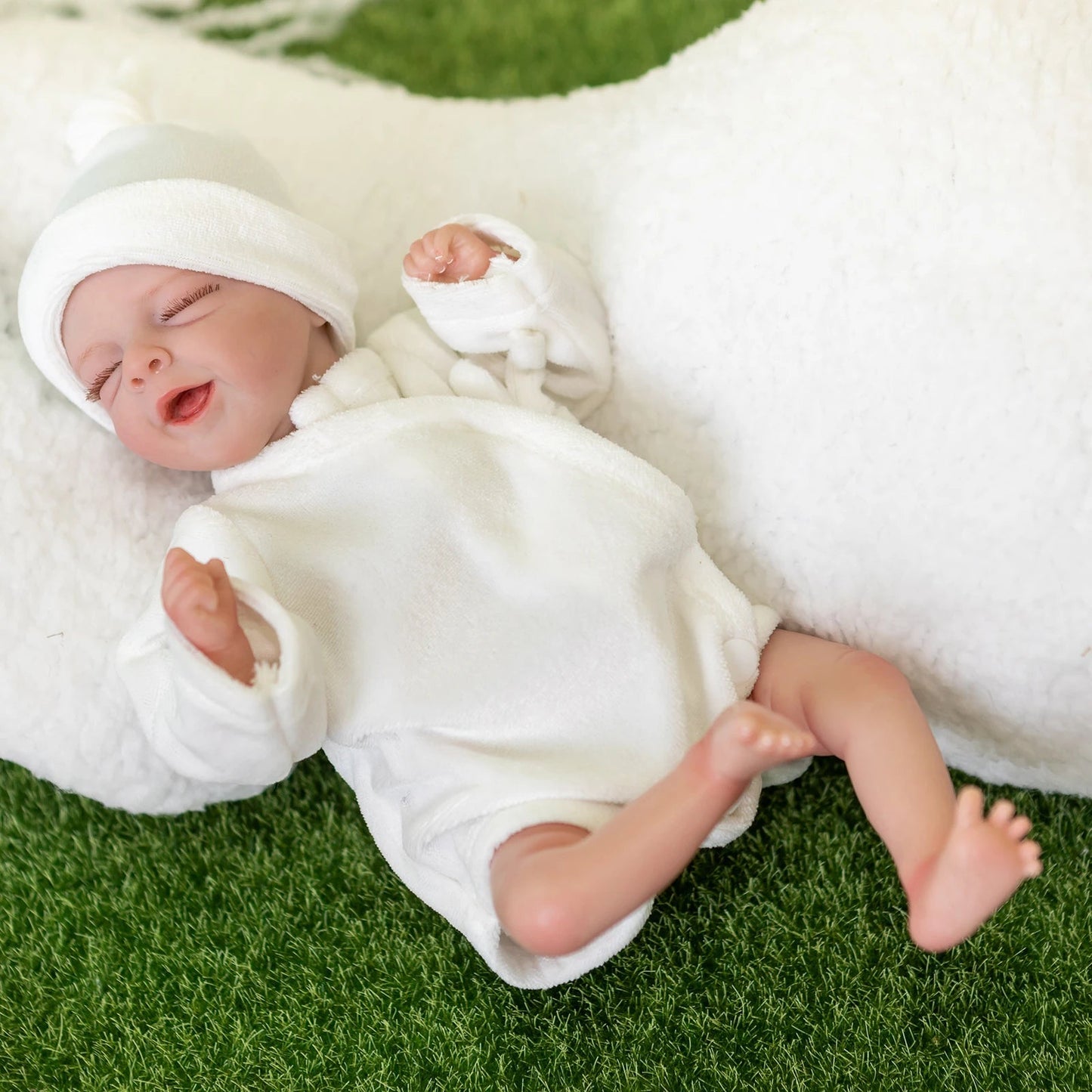 12 inches lifelike mini reborn doll -Salia