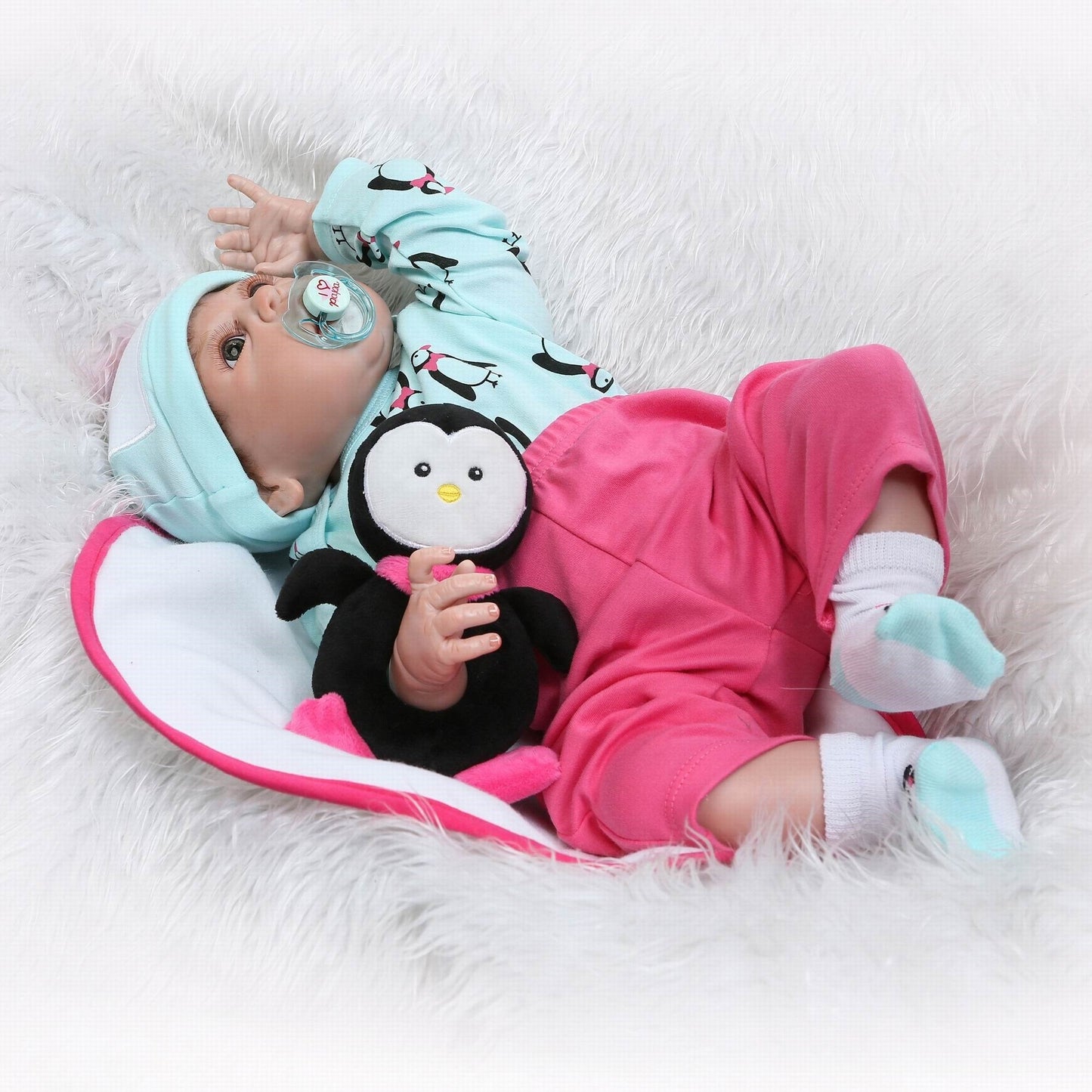 22 inches Full Silicone Girl Reborn Dolls