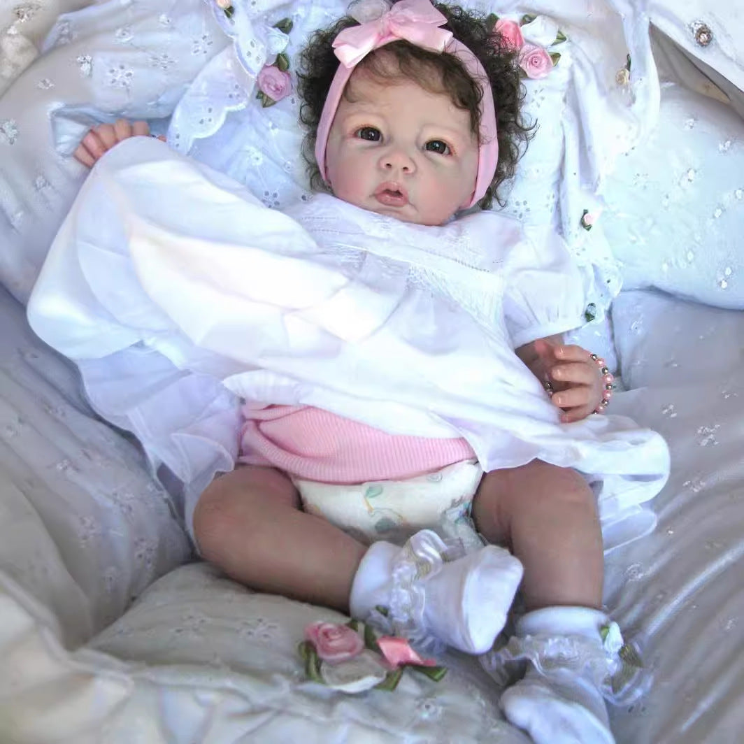 Flora 20 Inches Realistic Open Eyes Reborn Doll