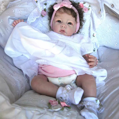 Flora 20 Inches Realistic Open Eyes Reborn Doll